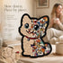 Wooden Jigsaw Puzzle, Melad Color Box + Pug Dog