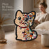 Wooden Jigsaw Puzzle, Melad Color Box + Kitten