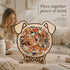 Wooden Jigsaw Puzzle, Morandi Style Dog + Puppy