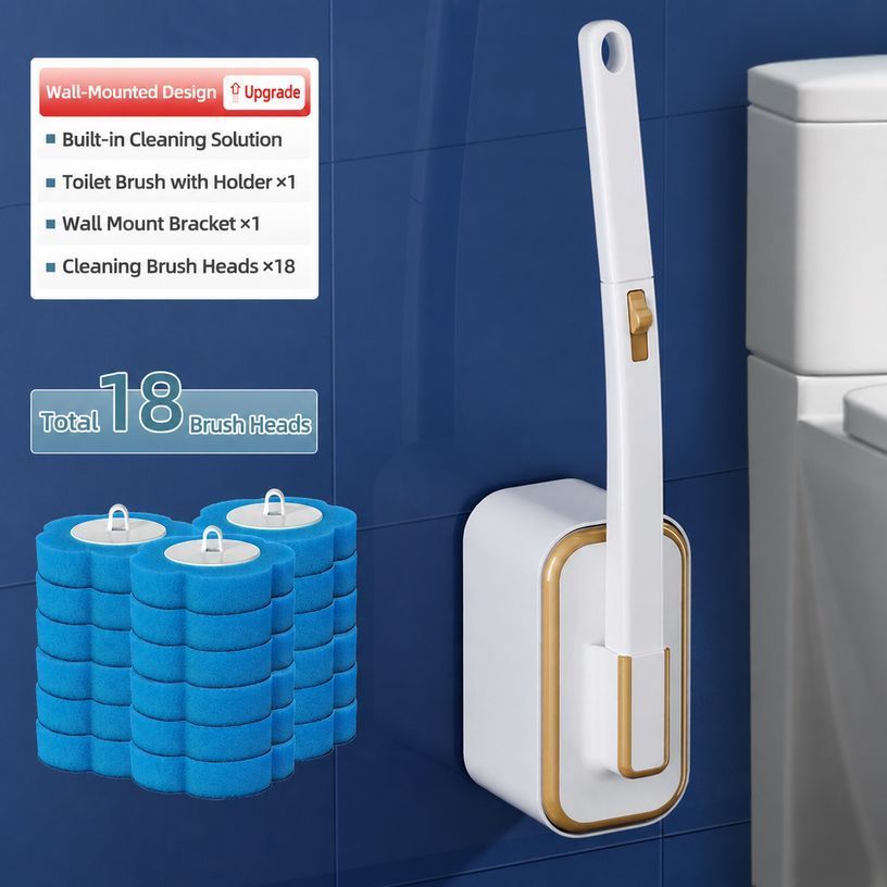 Toilet Brush Set White 03