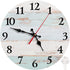 Wooden Wall Clock No.1, 10 Inch
