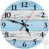 Wooden Wall Clock No.3, 10 Inch