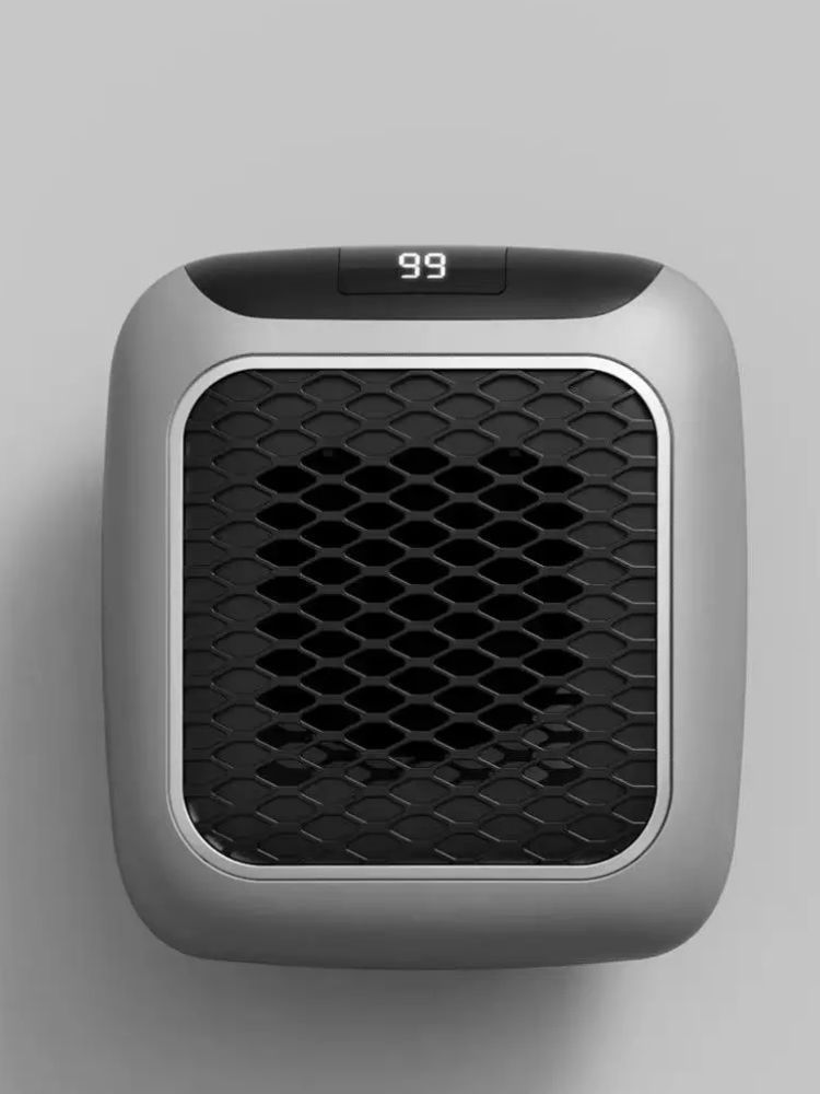 Gray Mini Wall Mount Heater