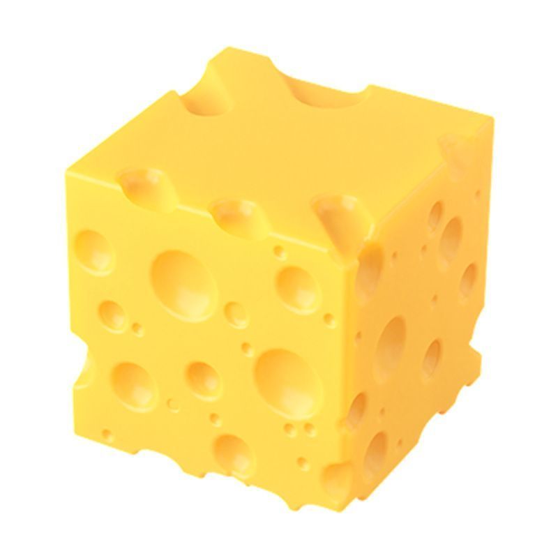 Cheese Squishy 11×11×11cm (Banana Yellow)