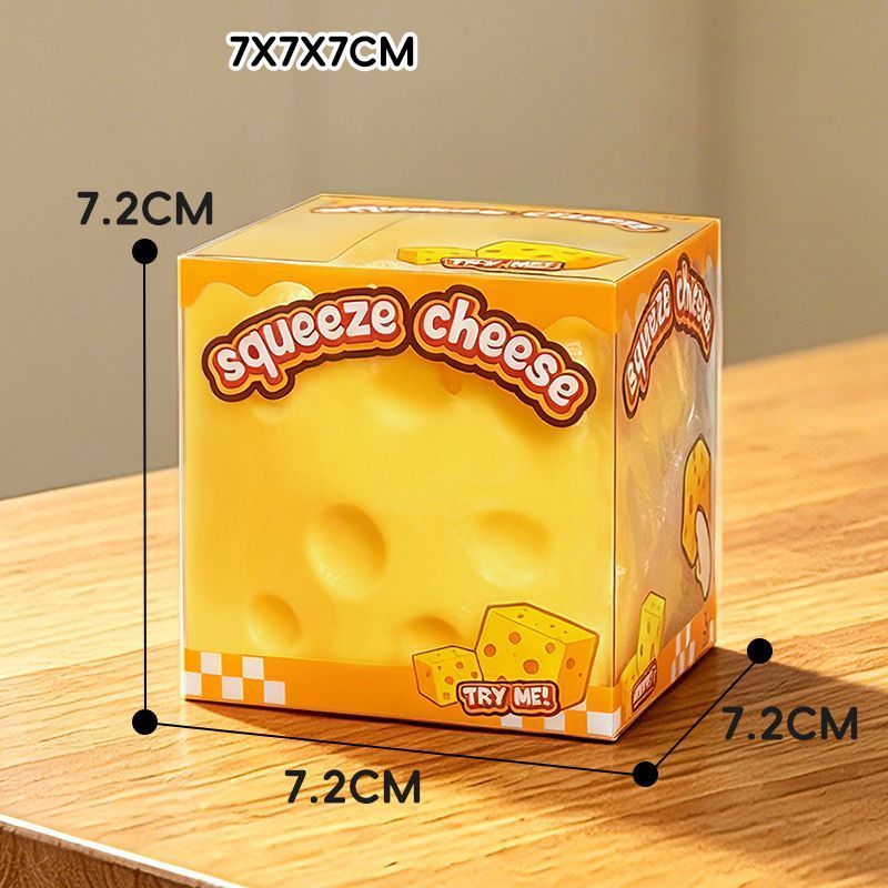 7cm Cheese Squishy with Box (Banana Yellow)