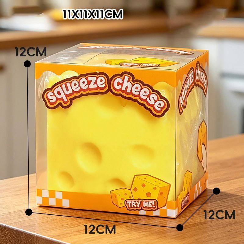 11cm Cheese Squishy with Box (Banana Yellow)