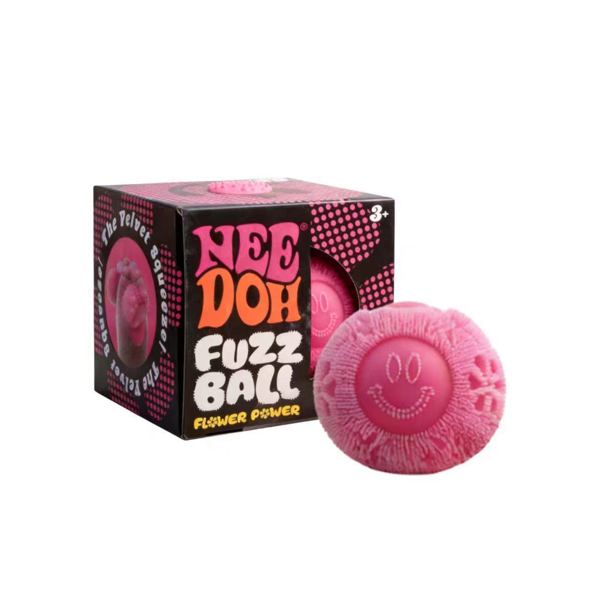 Pink Smiley Face Fidget Toy