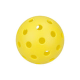 15Pcs 74mm Yellow Pickleballs 40-Holes