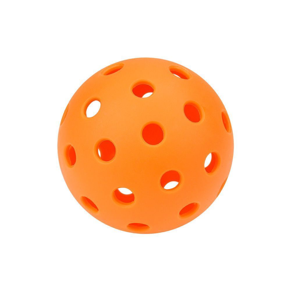 15Pcs 72mm Orange Pickleballs 26-Holes