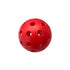 15Pcs 74mm Red Pickleballs 40-Holes