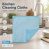 10 Pack Kitchen Cleaning Cloth,Blue,30×30cm