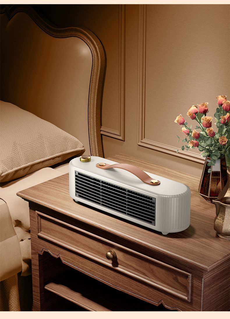 White Desktop Space Heater 03