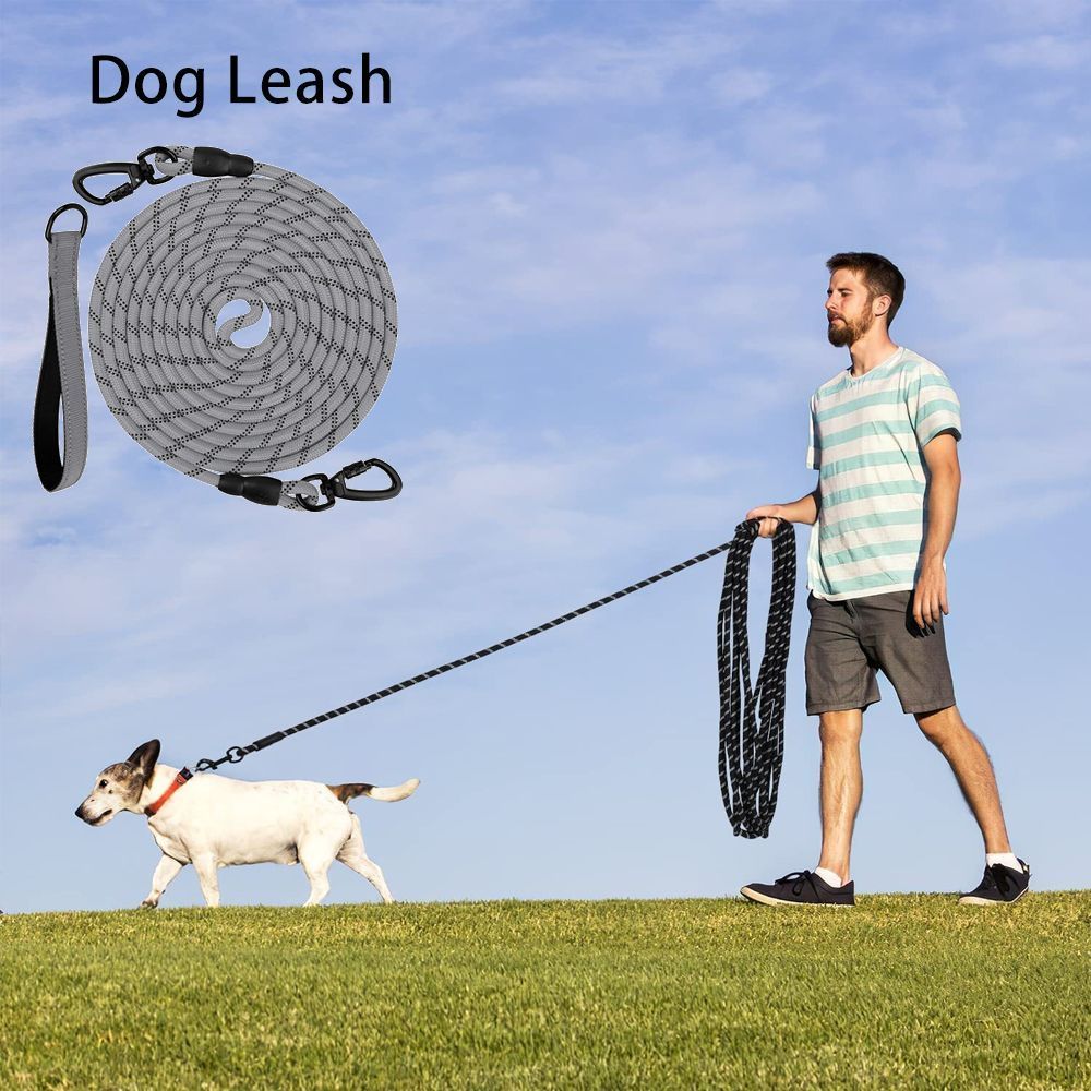 Dog Retractable Leash - Grey, 1.0×5m