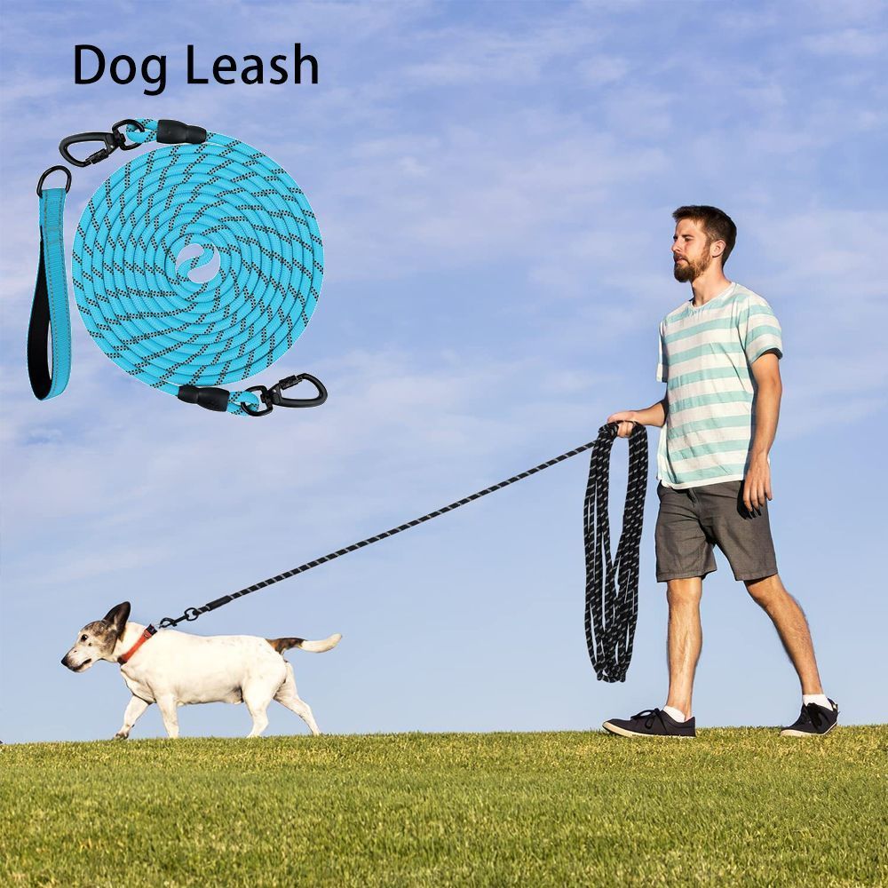 Dog Retractable Leash - Blue, 1.0×5m