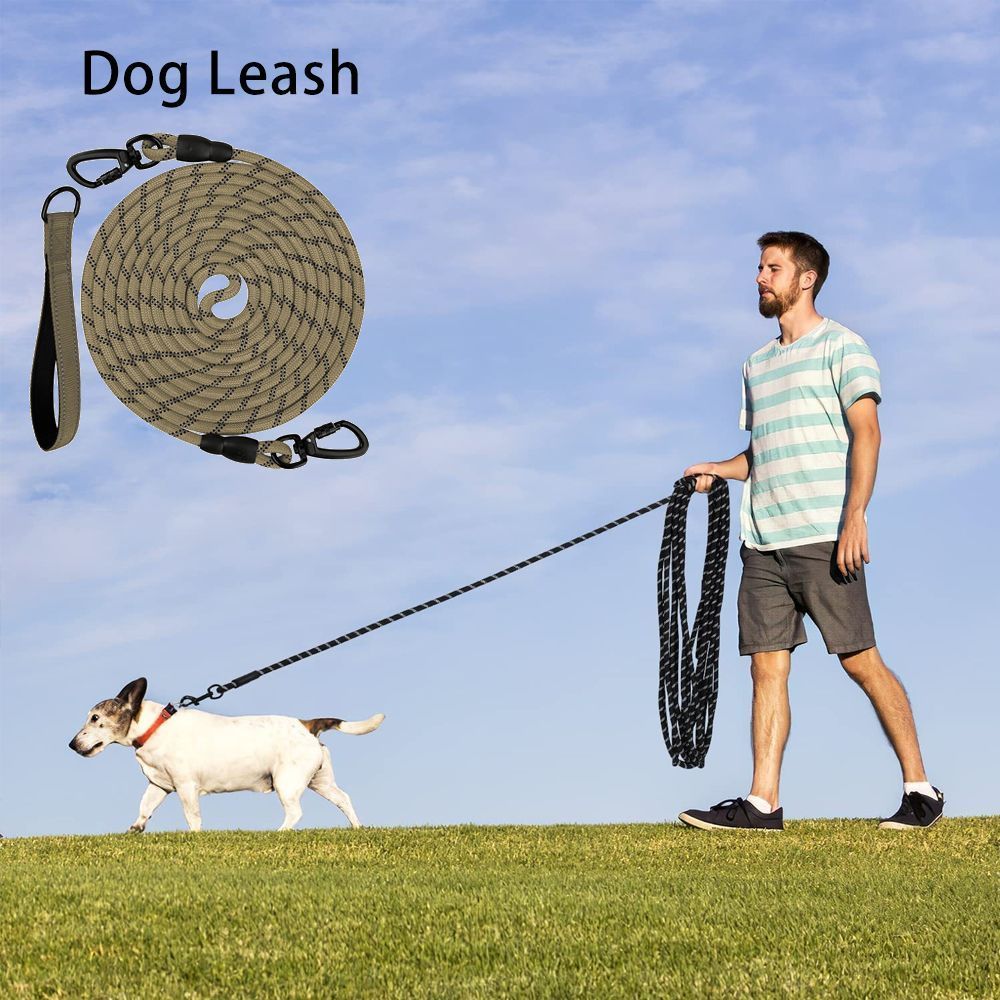 Dog Retractable Leash - Khaki, 1.0×10m