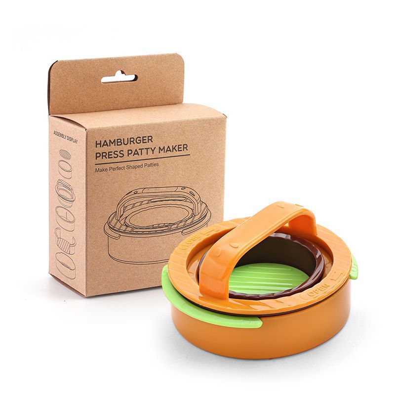 4Pcs Round Hamburger Patty Press Maker Tool Set