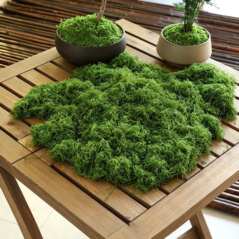 50g Dark Green Artificial Moss