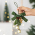 D3 Pinecone Double Bells Green 2 Pack