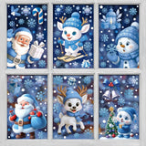 6 Styles Christmas Window Stickers Pack-02