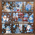 9 Styles Christmas Window Stickers Pack