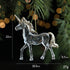 2pcs Unicorn B Christmas Ornament Props
