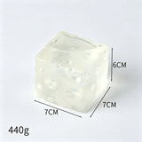 Transparent Cheese Squishy 7cm