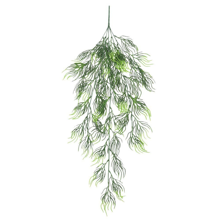 5-Fork Fish Tail Leaf Hanging Vine 3 pieces