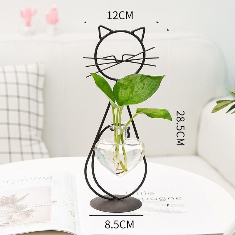 2 Pack Cat Iron Flower Ware 004
