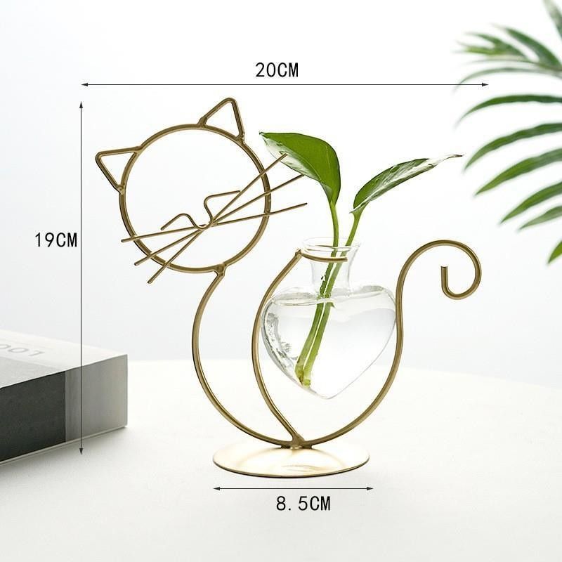 2 Pack Cat Iron Flower Ware 006