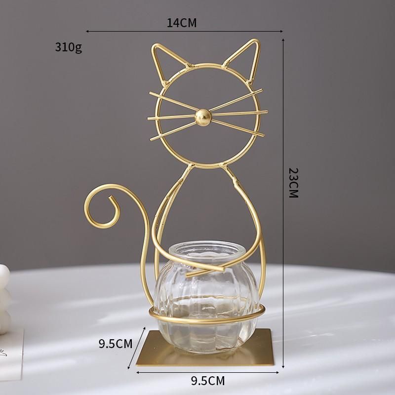 2 Pack Cat Iron Flower Ware 011