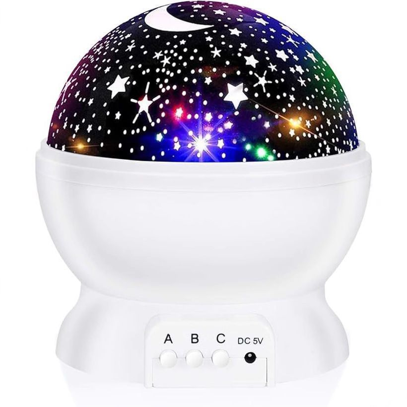 Starry Projection Lamp Black And White