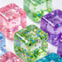 Purple Glitter Snowflake Ice Cube Squishy Toy