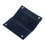 Matte Leather Storage Bag Black