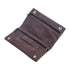 Matte Leather Storage Bag Dark Brown