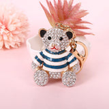 2-Pack Crystal Bear Keychains 02