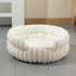Notch Version Round Bed - Cream White, Size S: 40×40×15cm