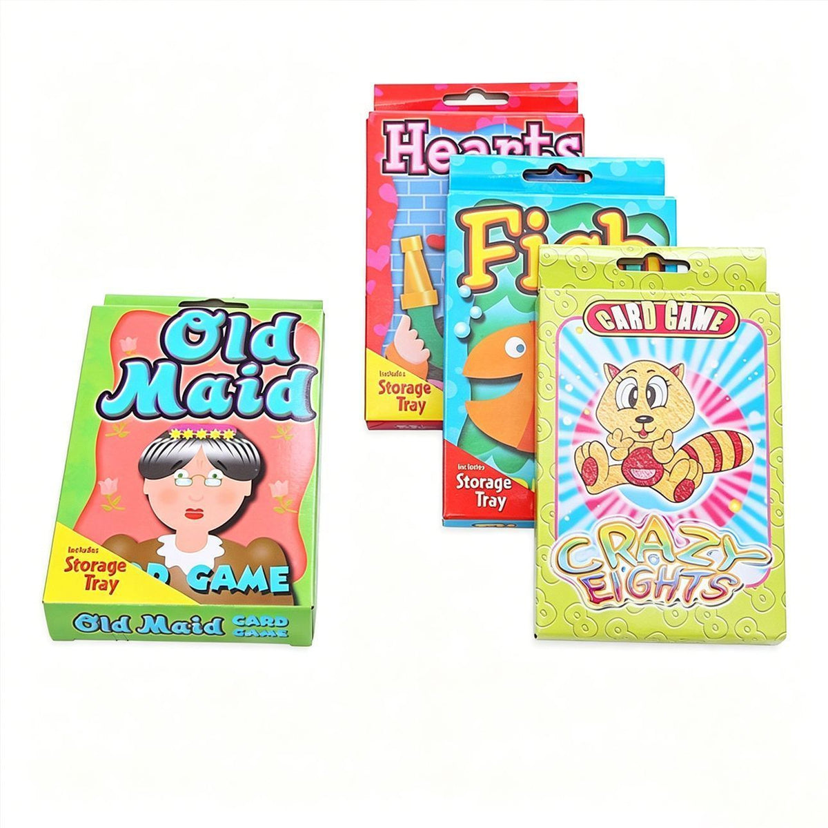 4Pcs Assorted Card Games Set