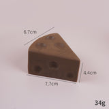 7.5cm Coffee Triangle Cheese Squishy Toy