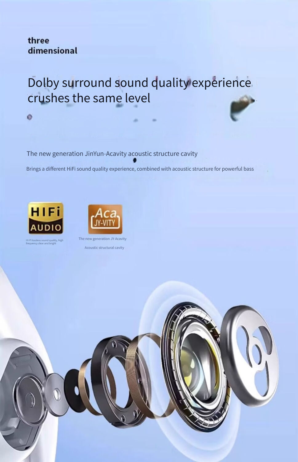 Y3 Bluetooth headset-Black