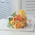 7-Branch Handheld Artificial Bouquet | Ins-Style Spring Romance, Long-Lasting Healing Little Happiness/7-prong rose hydrangea [Hot Orange]