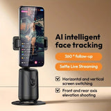 Mobile Cloud Auto-Tracking Smart Magic Stabilizer - AI Facial Recognition Desktop Phone Holder for Live Streaming
