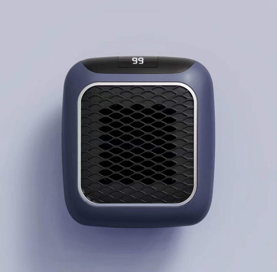 3-Second Heat Wall-Mounted Heater! Safe, Silent, Winter's "Little Sun"(BLUE)