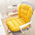 Winter Thick Fleece Seat & Back Cushion Set - 90cm Sofa Office Chair Warmer (YELLOW)