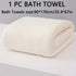 Modern Pineapple Grid Design Ultra-Soft Coral Fleece Bath Towel｜90x170cm Extra Thick Strong Absorption, Suitable for Bathroom, Gym, Hotel, and Home Use.(white)