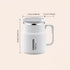 600ML Multi-Functional Mug, Three Drinking Modes: Direct Drink, Straw, Open Mouth, Bottom Storage for Folding Spoon, 304 Stainless Steel Inner Liner – A Must-Have Hydration Tool for Lazy People./WHITE