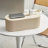 1 Multi-Scene Cable Storage Box Durable Desktop TV Cable Management System with Lid  Scratch-Resistant Storage Case, Suitable for Power Strips, Chargers, and Home Office Supplies .(beige)