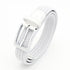 No-Hole Elastic Woven Belt, Unisex Comfortable and Versatile, Strong Elasticity Anti-Loosening, Breathable and Skin-Friendly No Sweating, Essential for Outdoor Sports and Daily Commute, A Casual Style Choice/White:L code