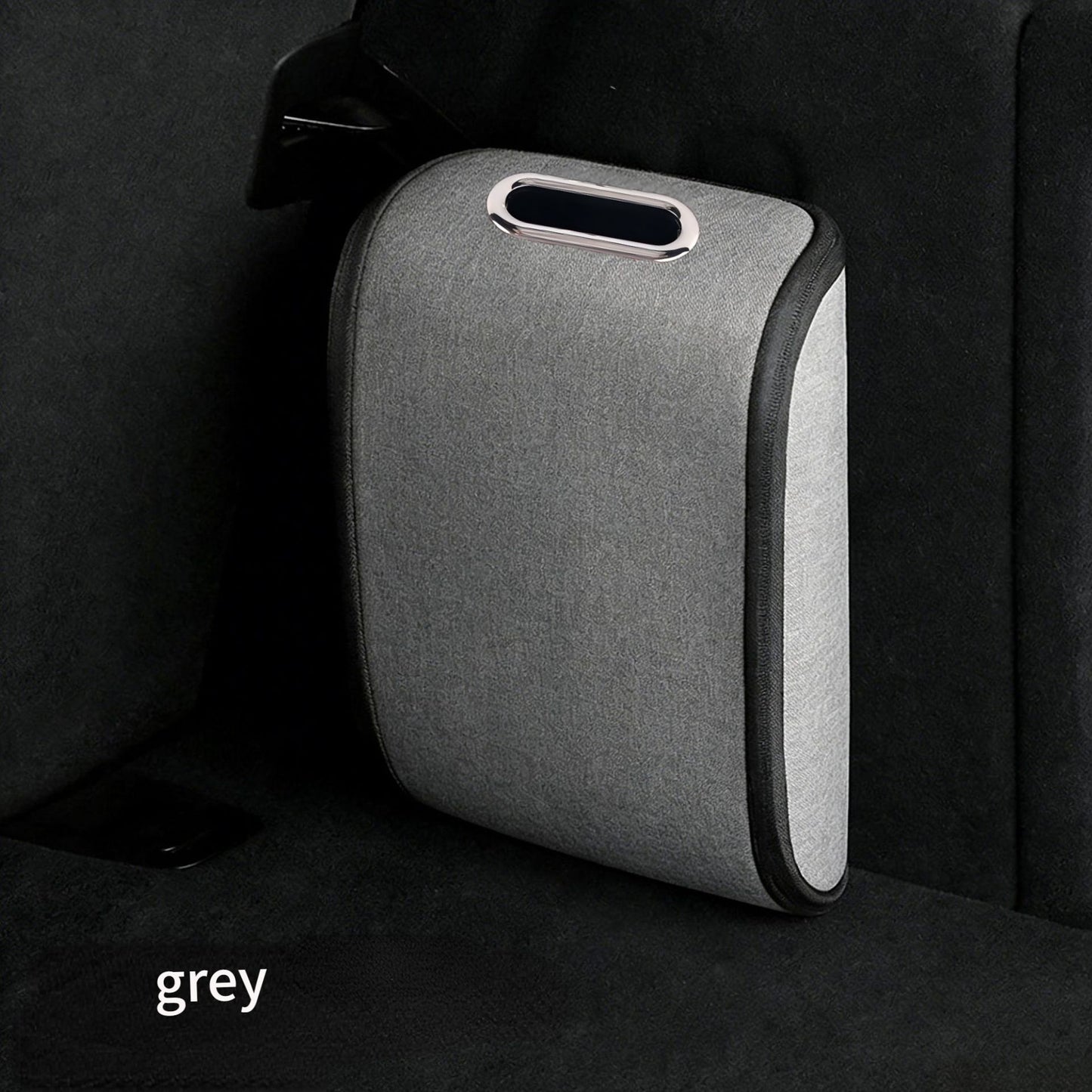 Car Trunk Shoe Box Organizer: Waterproof and Durable PVC Leather, Easy Installation with Velcro, Large Capacity for a Tidy Trunk, Say Goodbye to Mess and Travel in Style!/GREY
