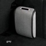 Car Trunk Shoe Box Organizer: Waterproof and Durable PVC Leather, Easy Installation with Velcro, Large Capacity for a Tidy Trunk, Say Goodbye to Mess and Travel in Style!/GREY