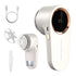 USB rechargeable fabric shaver, digital display portable design, long-lasting battery for home and travel, easily removes pills from clothes and socks.(WHITE)